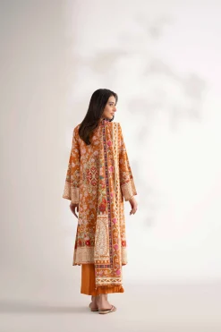 3 Piece - Digital Printed Embroidered Suit - 42502647