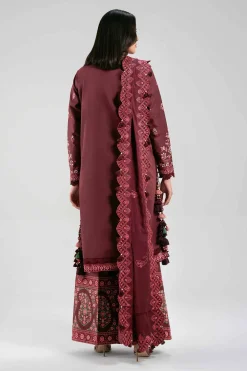 3 Piece - Digital Printed Embroidered Suit - 42601401