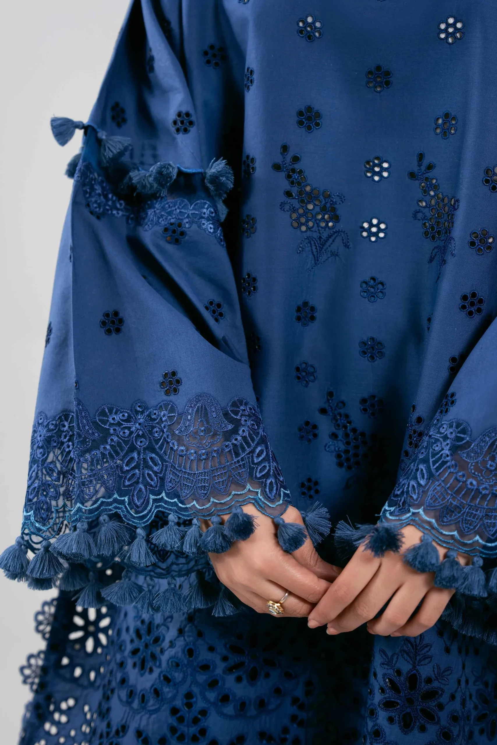 3 Piece - Digital Printed Embroidered Suit - 42601353