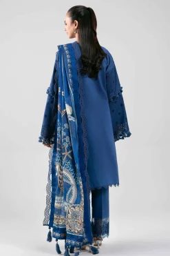 3 Piece - Digital Printed Embroidered Suit - 42601353