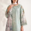 3 Piece - Digital Printed Embroidered Suit - 42502217