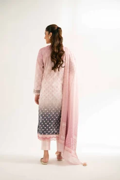 3 Piece - Digital Printed Embroidered Suit - 42502207