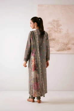 3 Piece - Digital Printed Embroidered Suit - 42502611