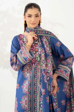 3 Piece - Digital Printed Embroidered Suit - 42502641