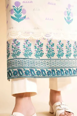 3 Piece - Digital Printed Embroidered Suit - 42501638