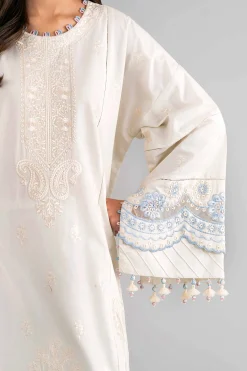 3 Piece - Digital Printed Embroidered Suit - 42601735