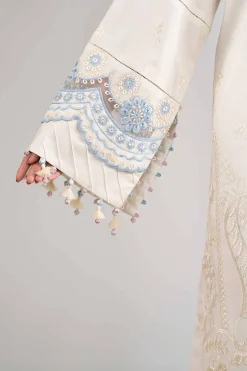 3 Piece - Digital Printed Embroidered Suit - 42601735