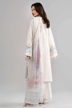 3 Piece - Digital Printed Embroidered Suit - 42601735