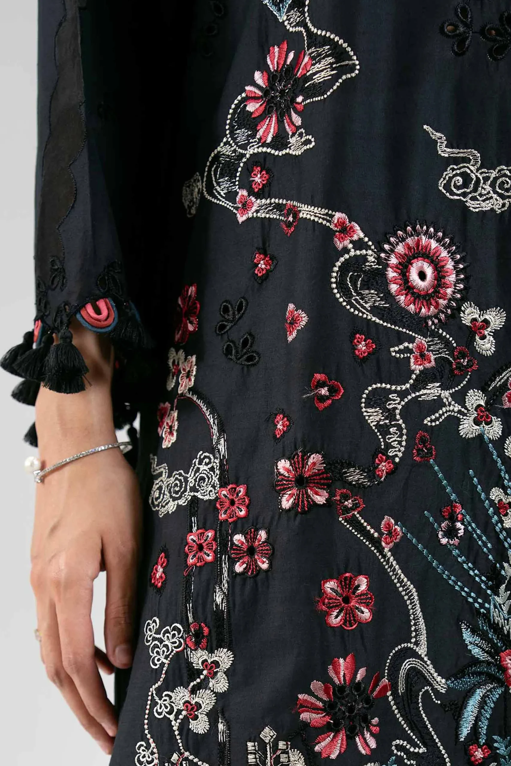 3 Piece - Digital Printed Embroidered Suit - 42601304