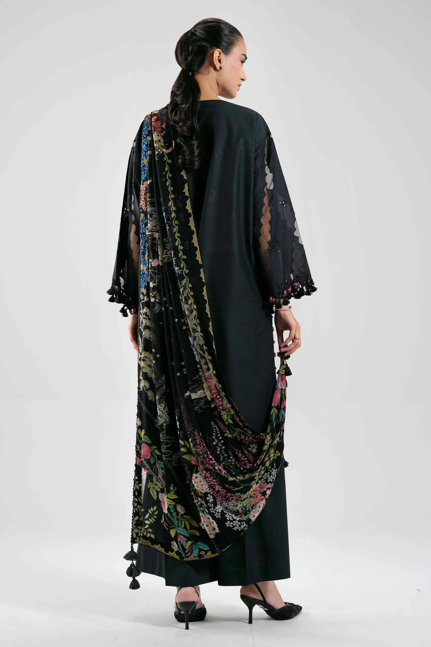 3 Piece - Digital Printed Embroidered Suit - 42601304