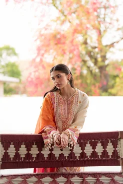 3 Piece - Digital Printed Embroidered Suit - 42601738