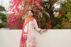 3 Piece - Digital Printed Embroidered Suit - 42601738
