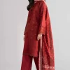 3 Piece - Digital Printed Embroidered Suit - 42601736