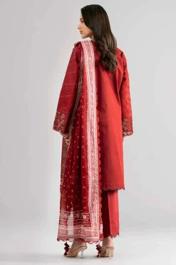 3 Piece - Digital Printed Embroidered Suit - 42601736