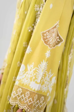 3 Piece - Digital Printed Embroidered Suit - 42601386