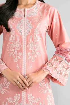3 Piece - Digital Printed Embroidered Suit - 42601737