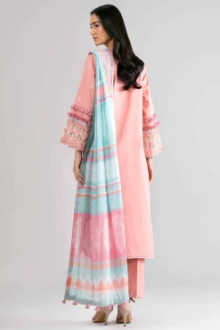 3 Piece - Digital Printed Embroidered Suit - 42601737