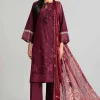 3 Piece - Digital Printed Embroidered Suit - 42601546