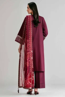 3 Piece - Digital Printed Embroidered Suit - 42601546
