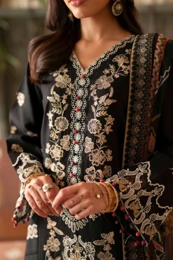 3 Piece - Digital Printed Embroidered Suit - 42601698