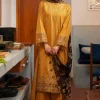 3 Piece - Digital Printed Embroidered Suit - 42601771