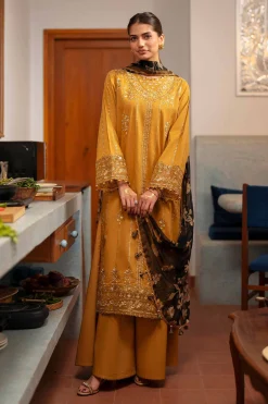 3 Piece - Digital Printed Embroidered Suit - 42601771