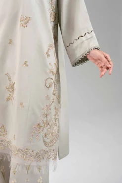 2 Piece - Digital Printed Embroidered Suit - 42601085