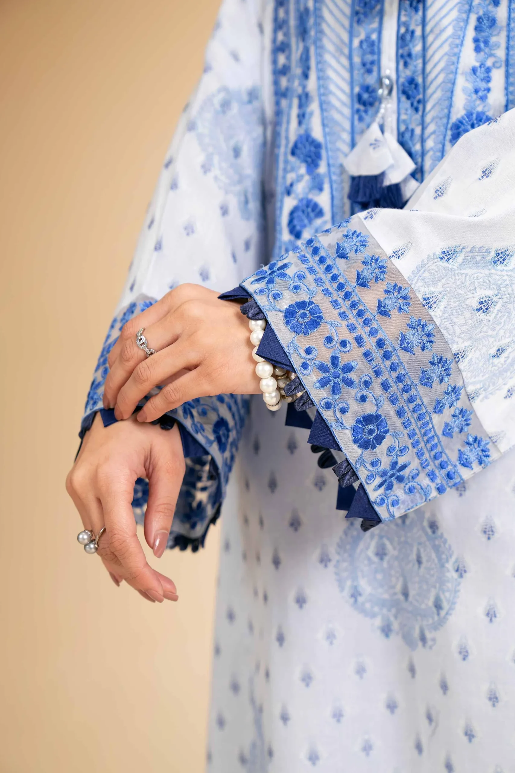 3 Piece - Digital Printed Embroidered Suit - 42501633