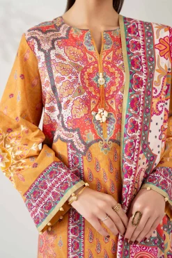 3 Piece - Digital Printed Embroidered Suit - 42502643