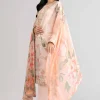3 Piece - Digital Printed Embroidered Suit - 42601741