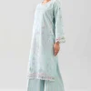 2 Piece - Digital Printed Embroidered Suit - 42601087