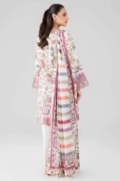 3 Piece - Digital Printed Embroidered Suit - 42601837