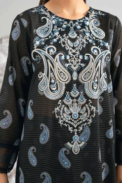 3 Piece - Digital Printed Embroidered Suit - 42502044
