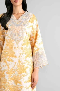 3 Piece - Digital Printed Embroidered Suit - 42601740