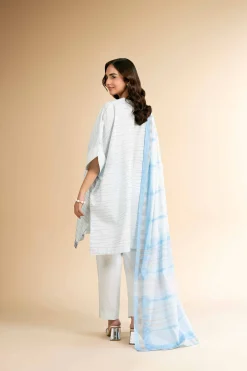 3 Piece - Digital Printed Embroidered Suit - 42501636