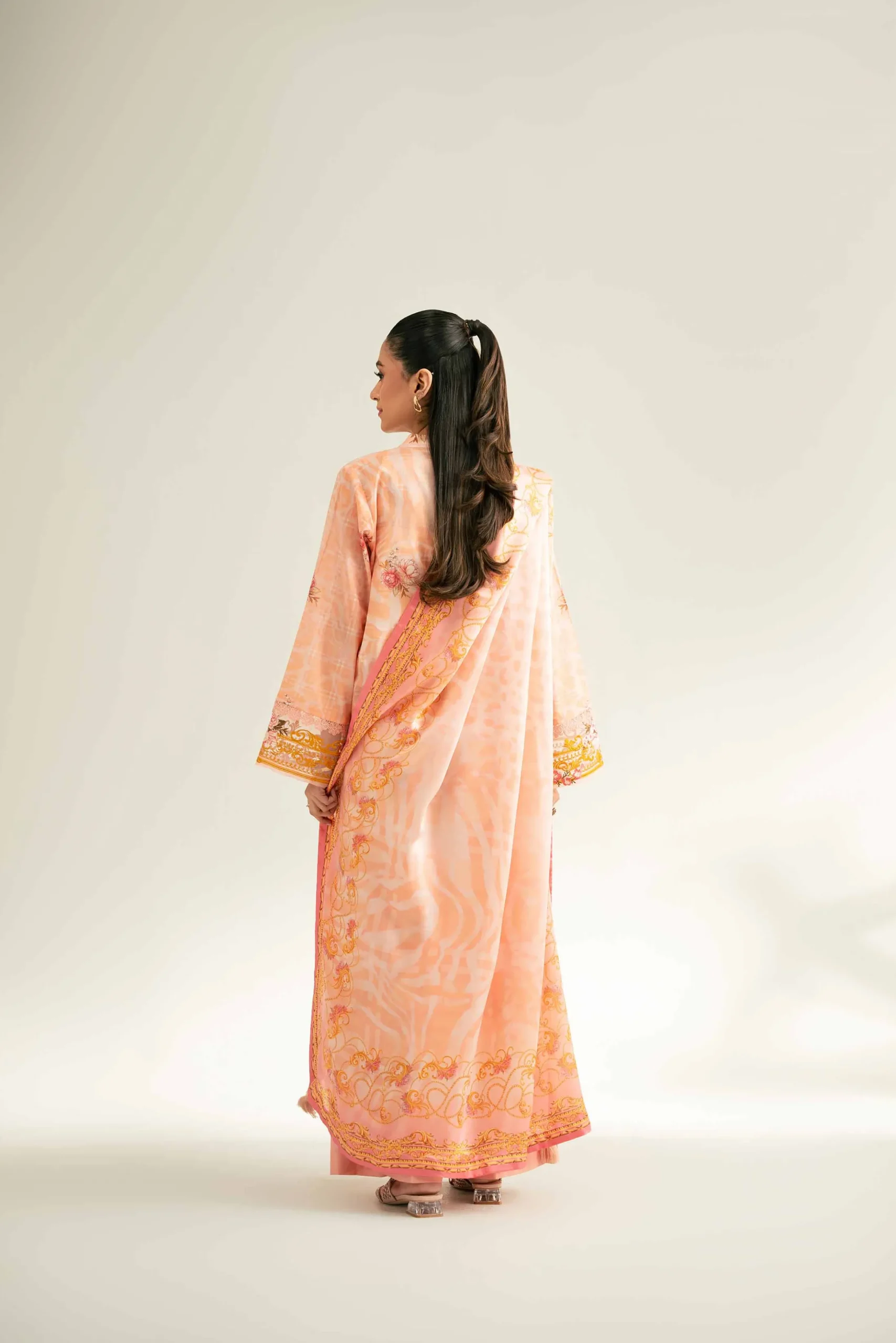 3 Piece - Digital Printed Embroidered Suit - 42501842