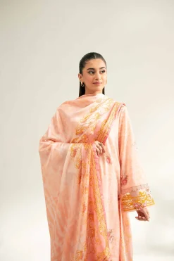 3 Piece - Digital Printed Embroidered Suit - 42501842