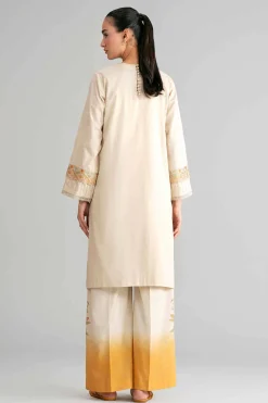 2 Piece - Digital Printed Embroidered Suit - 42601415