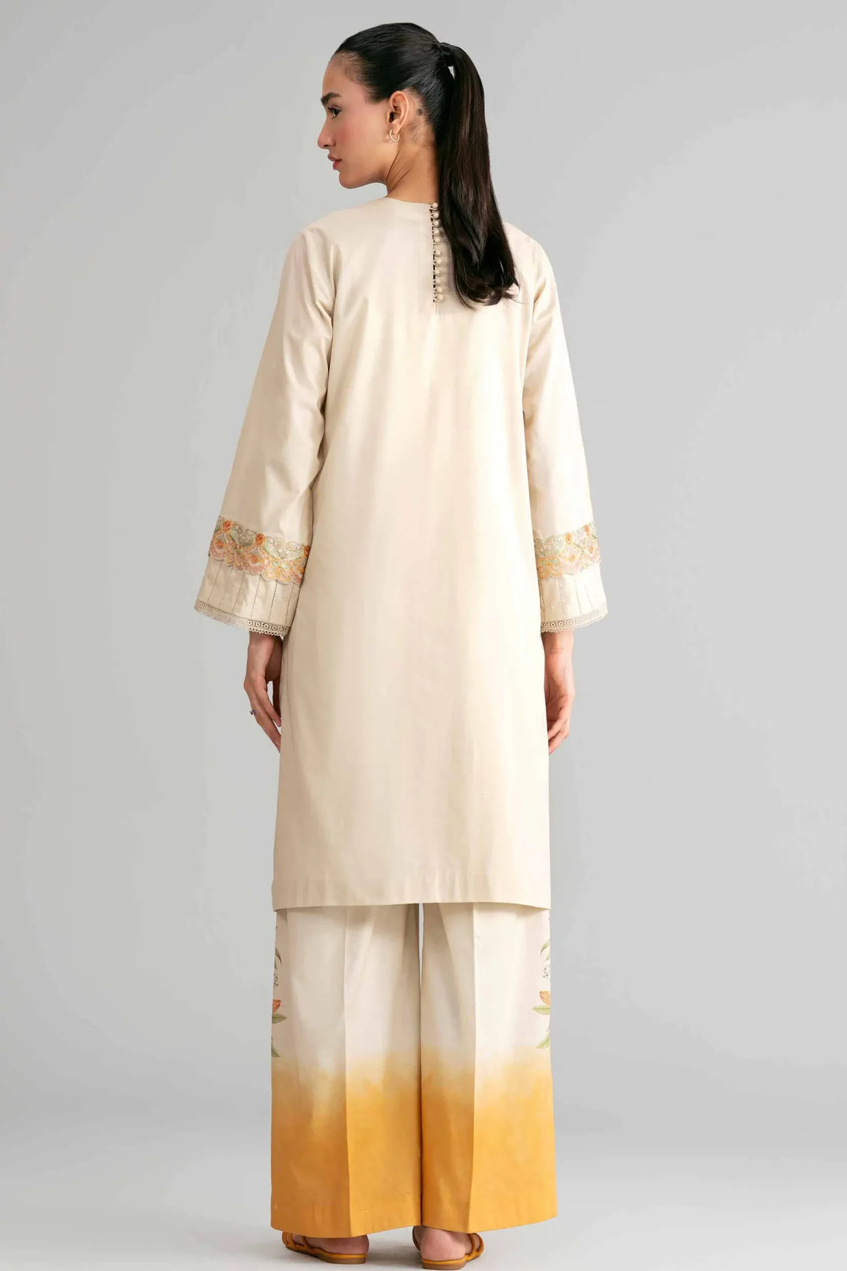 2 Piece - Digital Printed Embroidered Suit - 42601415