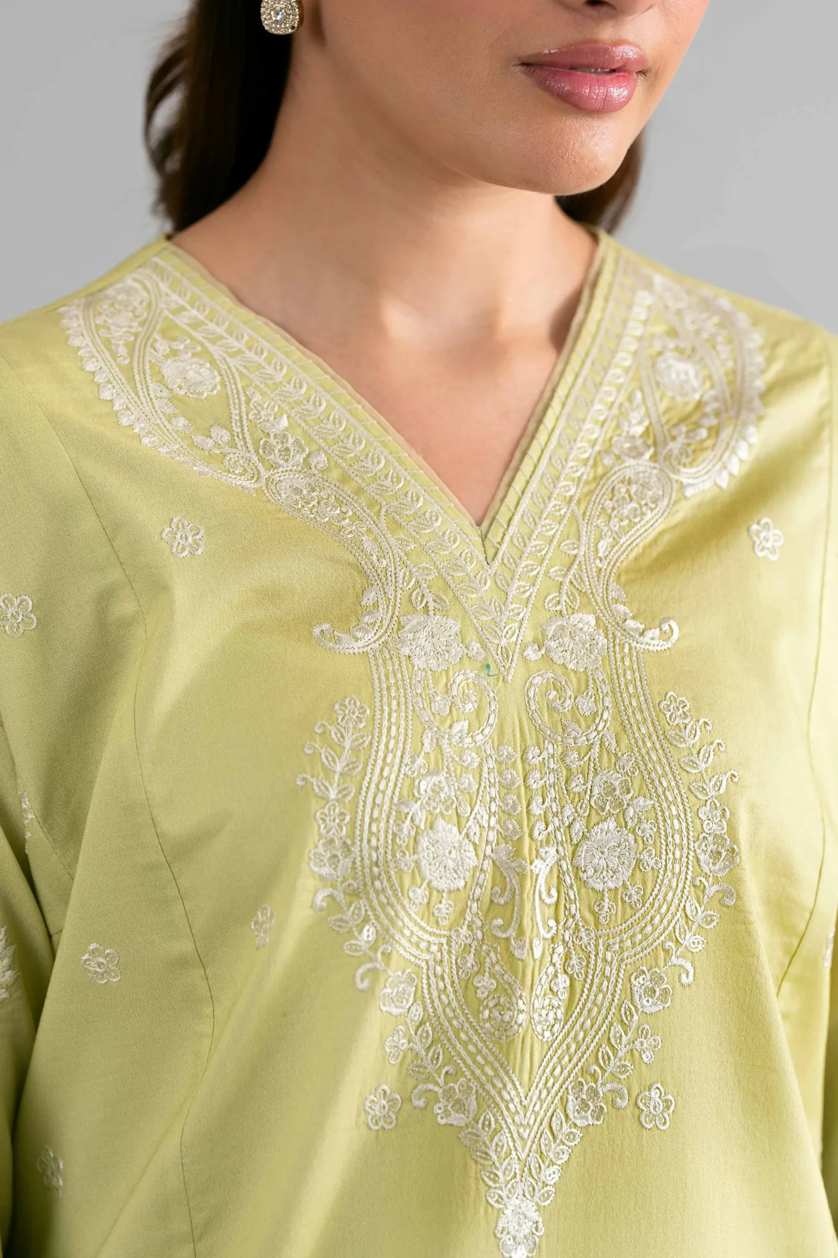 3 Piece - Digital Printed Embroidered Suit - 42601729