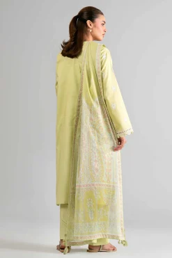 3 Piece - Digital Printed Embroidered Suit - 42601729