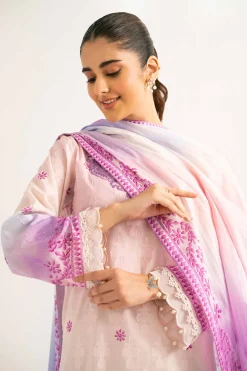 3 Piece - Digital Printed Embroidered Suit - 42502208
