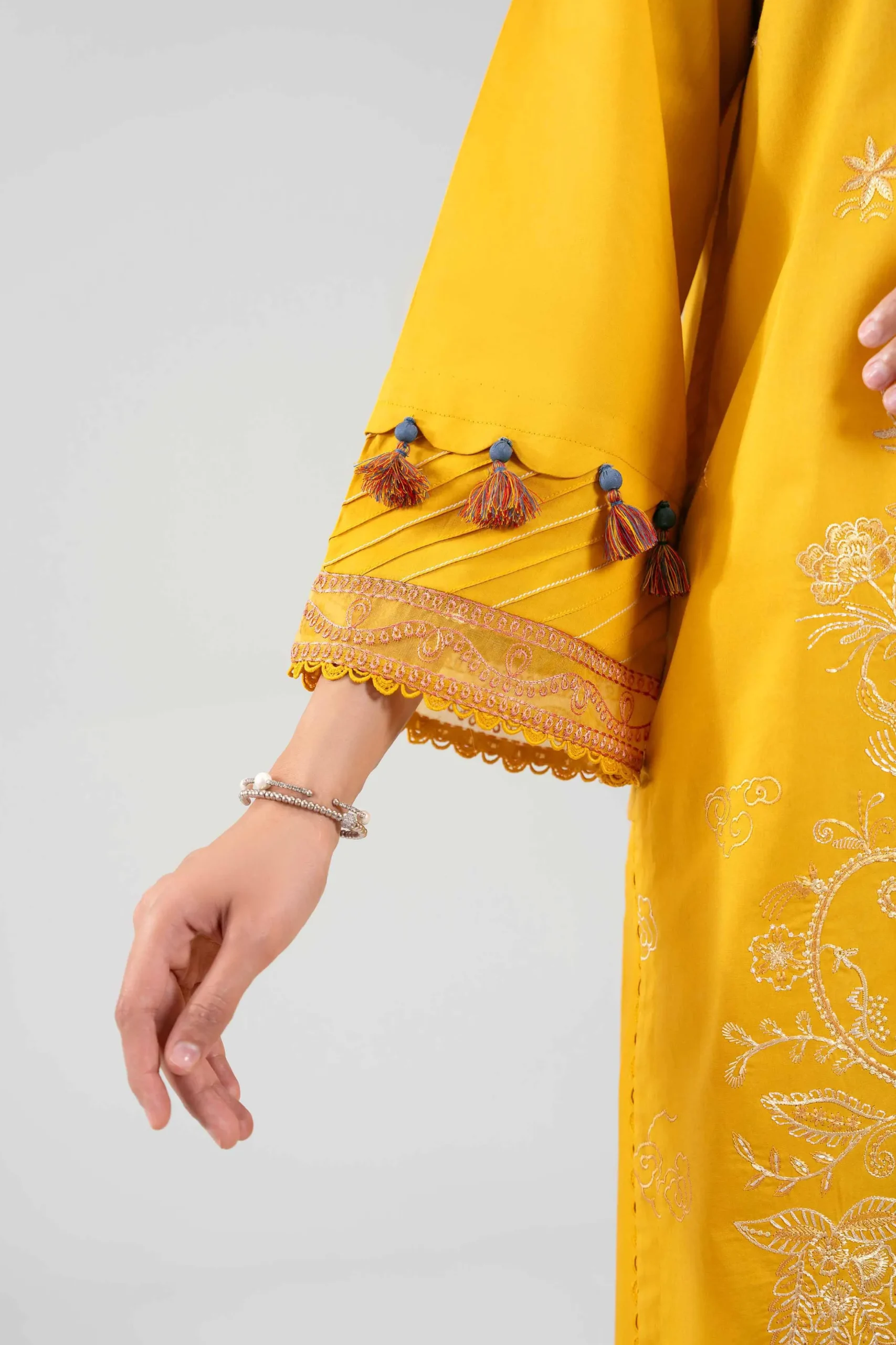 3 Piece - Digital Printed Embroidered Suit - 42601227