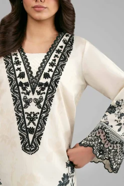 3 Piece - Digital Printed Embroidered Suit - 42601557