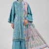 3 Piece - Digital Printed Embroidered Suit - 42601343