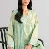3 Piece - Digital Printed Embroidered Suit - 42601742