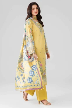 3 Piece - Digital Printed Embroidered Suit - 42601796