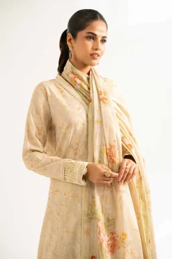 3 Piece - Digital Printed Embroidered Suit - 42502212
