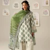 2 Piece - Digital Printed Embroidered Suit - 42601585