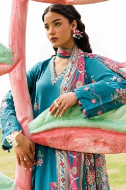 3 Piece - Digital Printed Embroidered Suit - 42601529